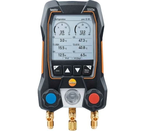 Комплект 3 Testo 550s с заправочными шлангами 0564 5503
