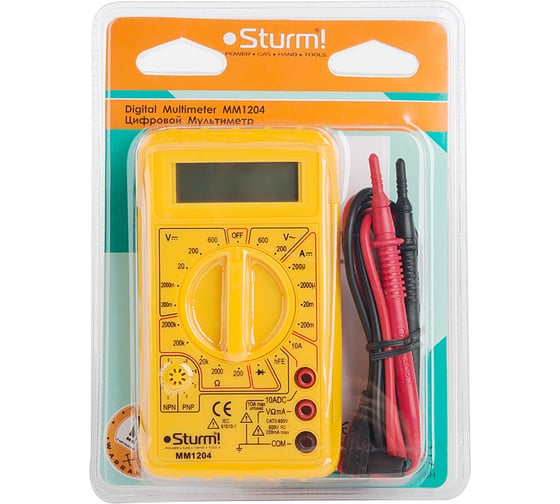 Мультиметр Sturm MM1204