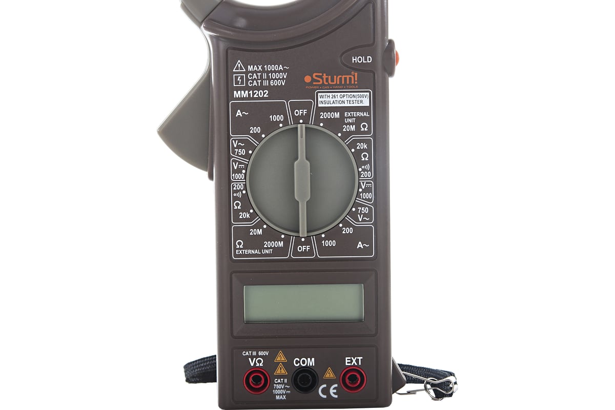 Мультиметр Sturm MM1202 - выгодная цена, отзывы, характеристики, фото ...