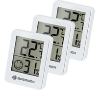 Гигрометр и термометр Bresser Temeo Hygro, набор 3 шт., белый 74644