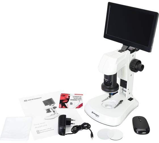 Стереоскопический цифровой микроскоп Bresser Analyth LCD 78459