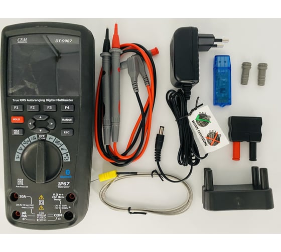Профессиональный промышленный мультиметр СЕМ DT-9987 True RMS 875290