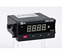 Амперметр цифровой Dekraft АМ-48D, 96x48 мм, однофазный, вход 1 А, LED-дисплей 50328DEK