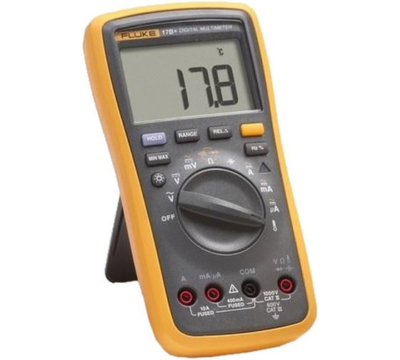 Цифровой мультиметр Fluke с функцией измерения температуры 17B+ 4404246