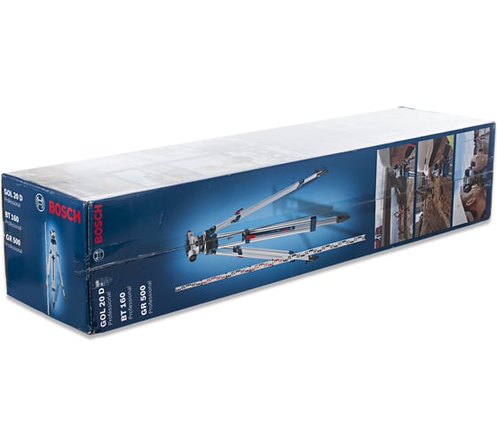 Оптический нивелир Bosch GOL 20D + штатив BT160 + рейка GR500 0.601.068.402