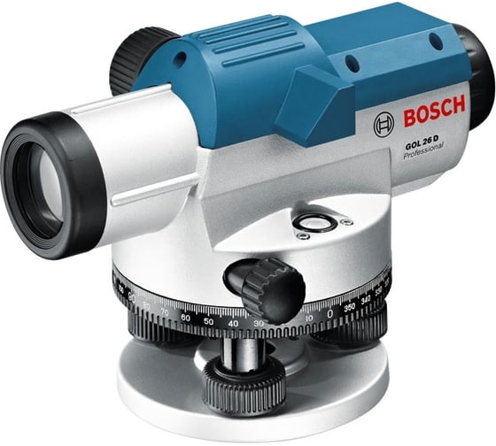 Оптический нивелир Bosch GOL 26D + штатив BT160 + рейка GR500 0.601.068.002