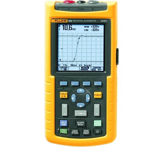 Промышленный осциллограф-мультиметр FLUKE 124/001S 1