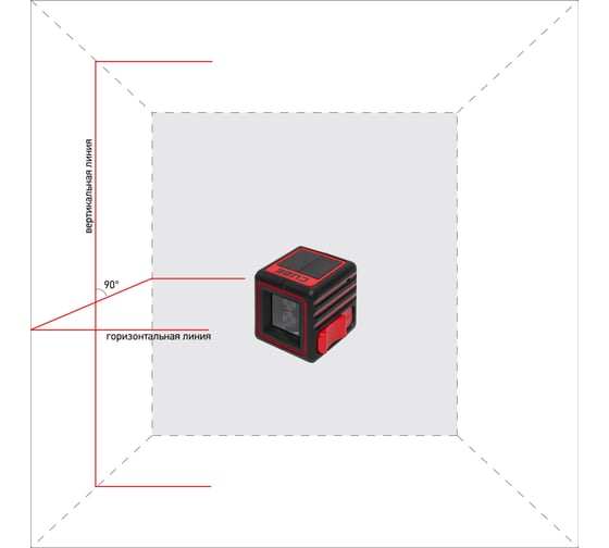 Лазерный уровень ADA Cube Home Edition А00342