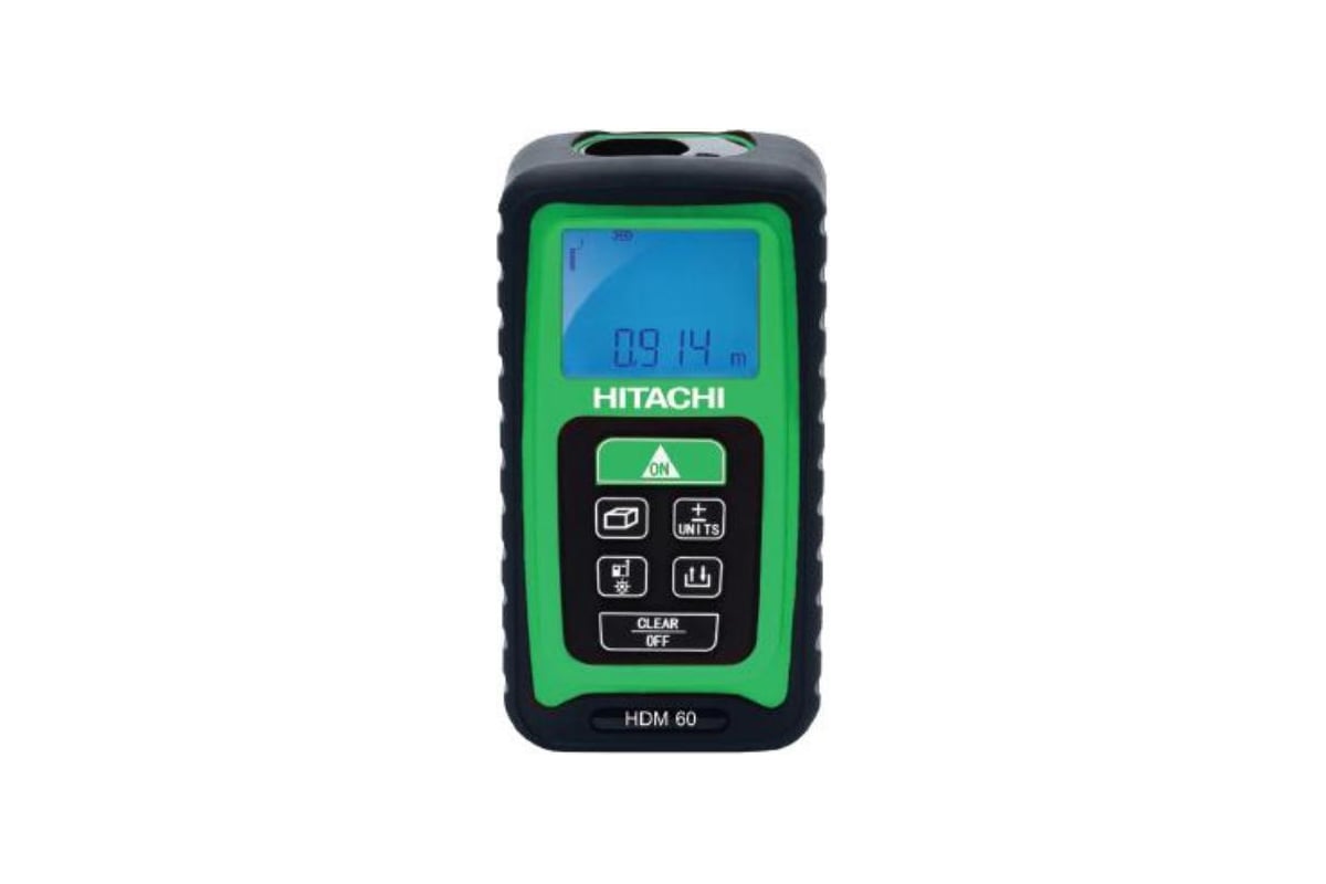 Лазерный дальномер Hitachi HDM 60 HTC-H00101 - выгодная цена, отзывы,  характеристики, фото - купить в Москве и РФ