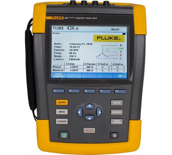 Анализаторы качества электроэнергии FLUKE 434-II/BASIC 4116650 1