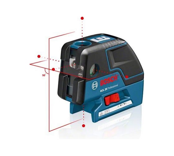 Комбинированный лазерный уровень Bosch GCL 25 + BM1 новый в L-Boxx 136 0.601.066.B03