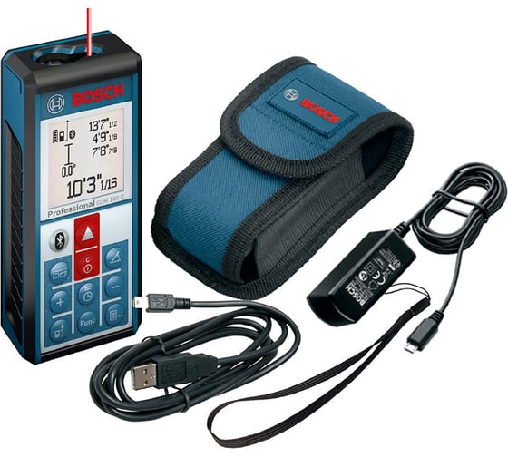 Лазерный дальномер Bosch GLM 100 C 0.601.072.700