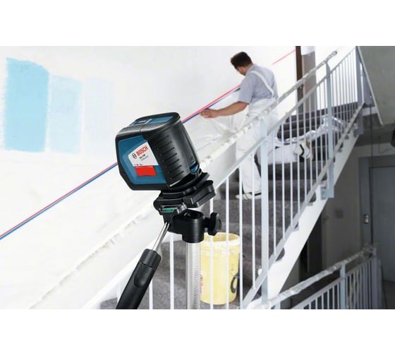 Линейный лазерный нивелир Bosch GLL 2-50 + BM1 новый + LR2 в L-Boxx 0.601.063.109