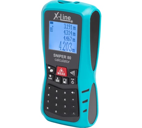 Лазерный дальномер X-Line Sniper 80 Calculator X00132