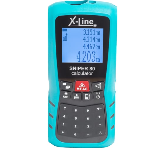 Лазерный дальномер X-Line Sniper 80 Calculator X00132