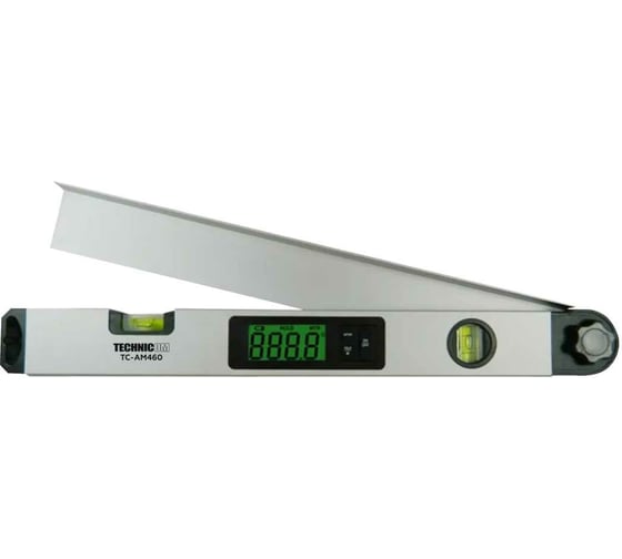 Электронный угломер TECHNICOM ЖК дисплей, 460 мм, 1х9В, 0-230° TC-AM460 1