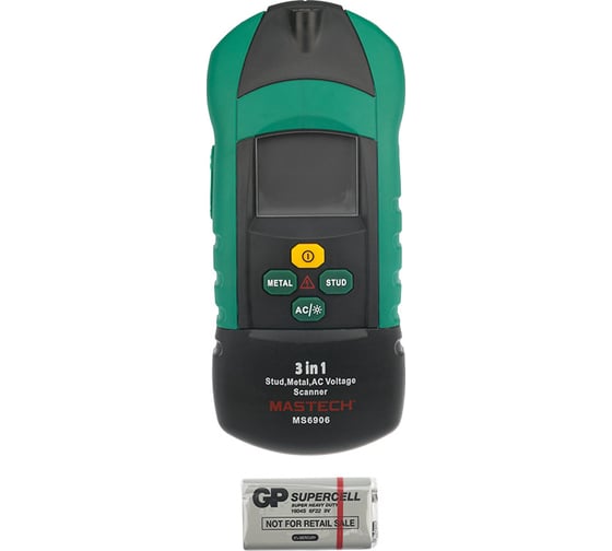 Цифровой детектор металла и скрытой проводки Mastech MS6906  00-00000745