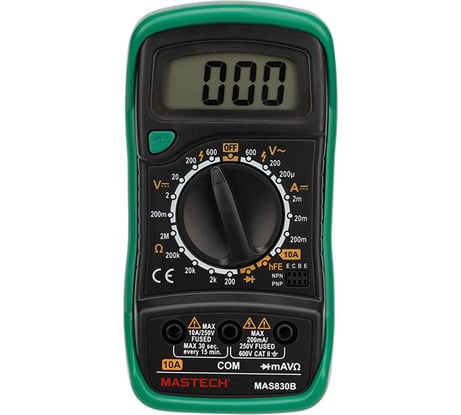 Цифровой мультиметр Mastech MAS830B 00-00001654
