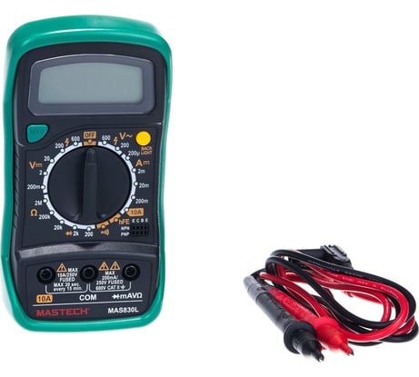 Цифровой мультиметр Mastech MAS830L 00-00000239