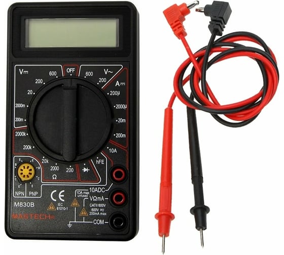 Мультиметр Mastech M830B, цифровой, 57598