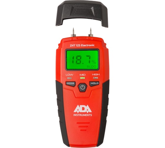 Контактный измеритель влажности древесины и стройматериалов ADA ZHT 125 Electronic А00398