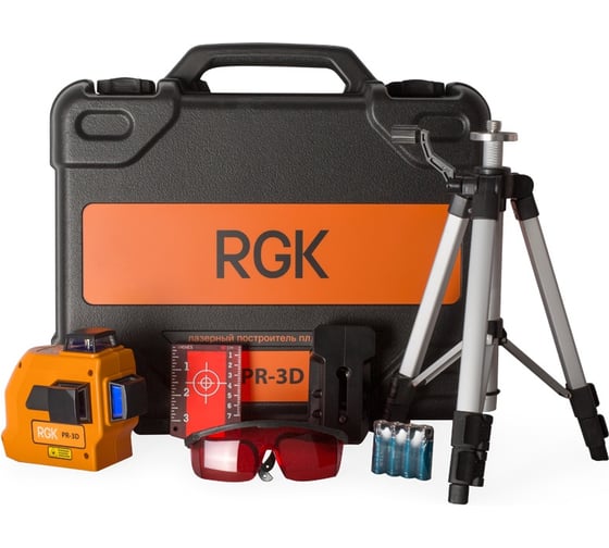 Лазерный нивелир RGK PR-3D MAX