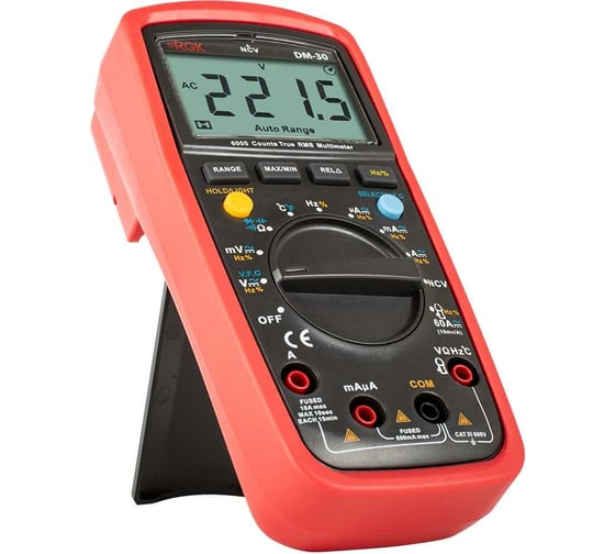 Цифровой мультиметр RGK DM-30 с поверкой 779654