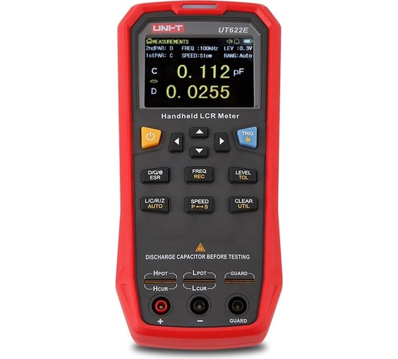 Цифровой измеритель LCR, ESR c щупами Кельвина UNI-T UT622C 00-00011596 1