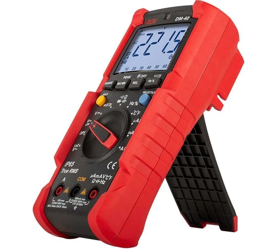 Цифровой мультиметр с поверкой RGK DM-40 779661
