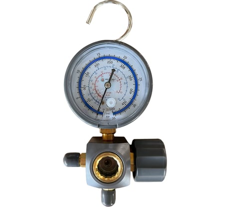 Манометрический коллектор Royal Clima 1-вент, 2 штуцера, R22/R32/R134/R410, М1/4", без шлангов RT-MG10BR-R410