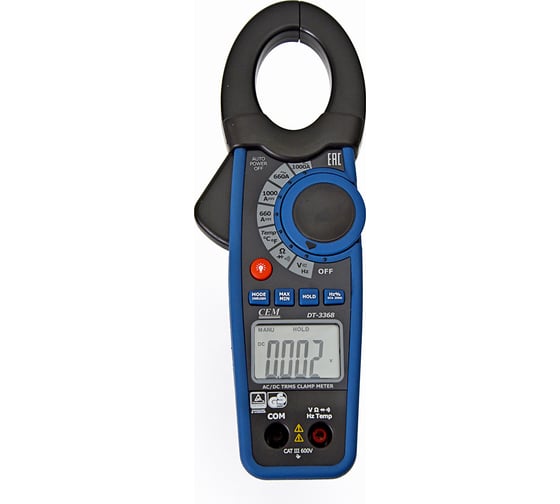 Профессиональные токовые клещи СЕМ DT-3368 480434
