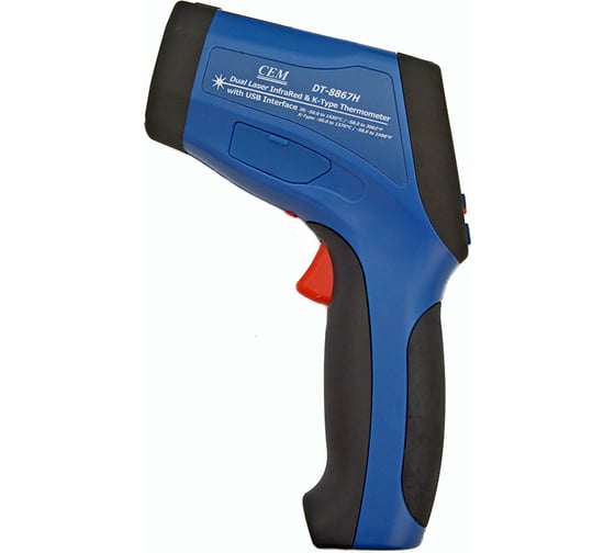 Профессиональный инфракрасный термометр СЕМ DT-8867H 480830