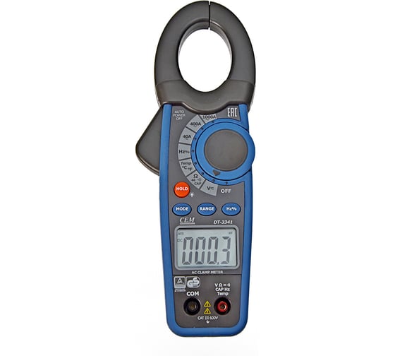 Токовые клещи с датчиком температуры СЕМ DT-3341 480380