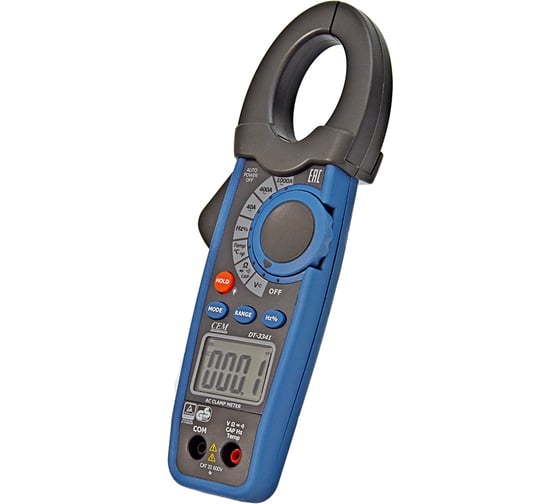 Токовые клещи с датчиком температуры СЕМ DT-3341 480380