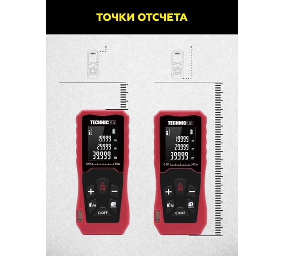 Лазерный дальномер TECHNICOM TC-DM40R