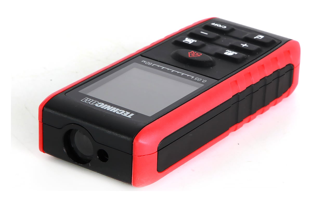 Лазерный дальномер-угломер TECHNICOM дальность 60м, цвет лазера красный ...