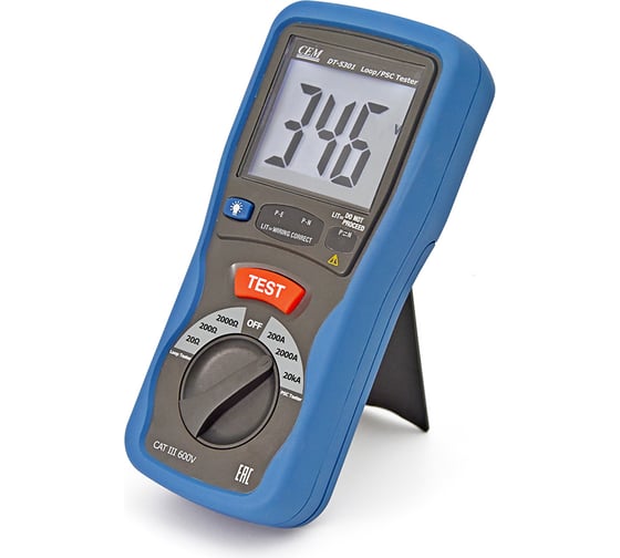 Измеритель R петли фаза-нуль и тока короткого замыкания СЕМ DT-5301 481899