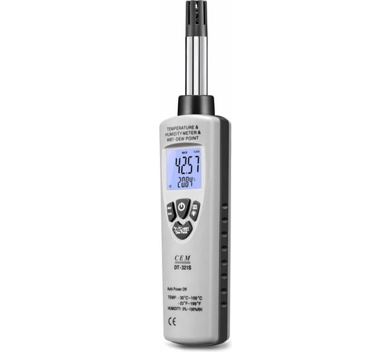Цифровой гигро-термометр СЕМ DT-321S 480359