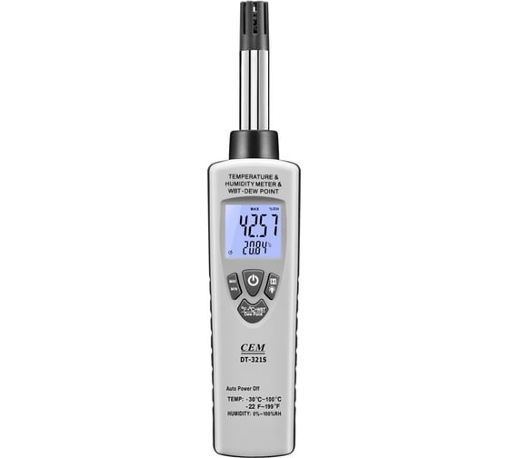 Цифровой гигро-термометр СЕМ DT-321S 480359
