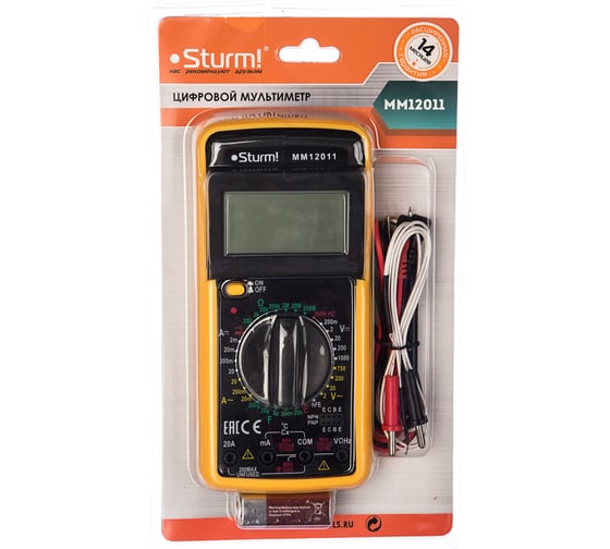 Мультиметр Sturm MM12011