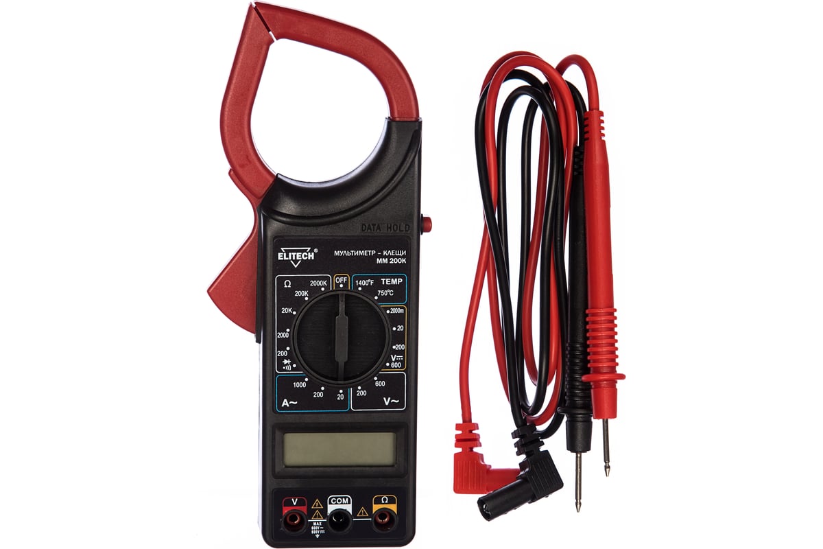 Мультиметр Elitech ММ 200К - выгодная цена, отзывы, характеристики ...