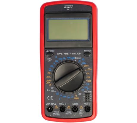 Мультиметр Elitech ММ 300 182087