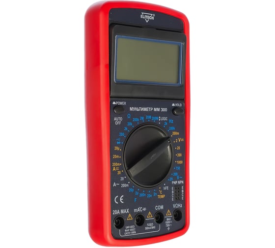 Мультиметр Elitech ММ 300