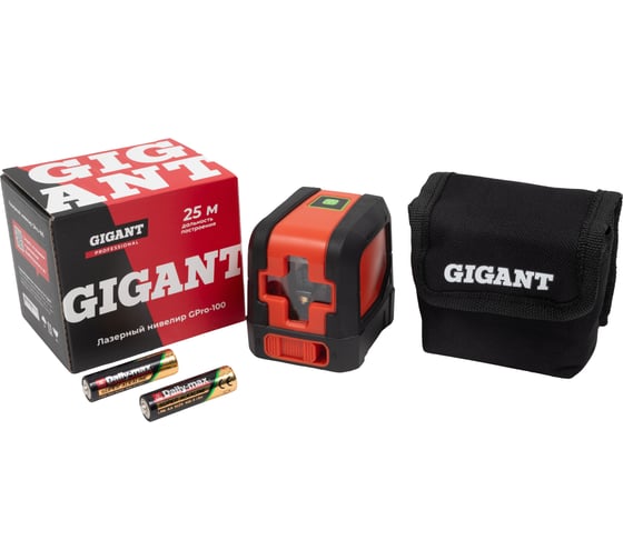 Лазерный нивелир 2 луча Gigant GPro-100
