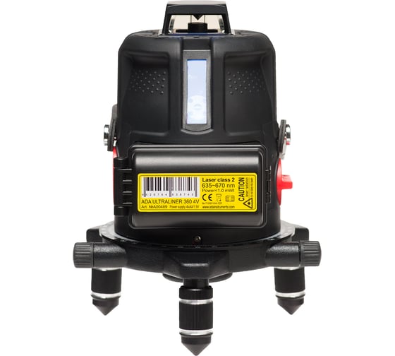 Лазерный уровень ADA ULTRALINER 360 4V Set А00477