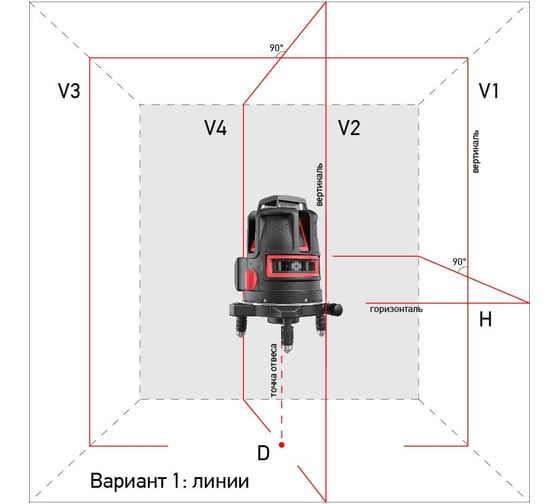Лазерный уровень ADA Combine А00480