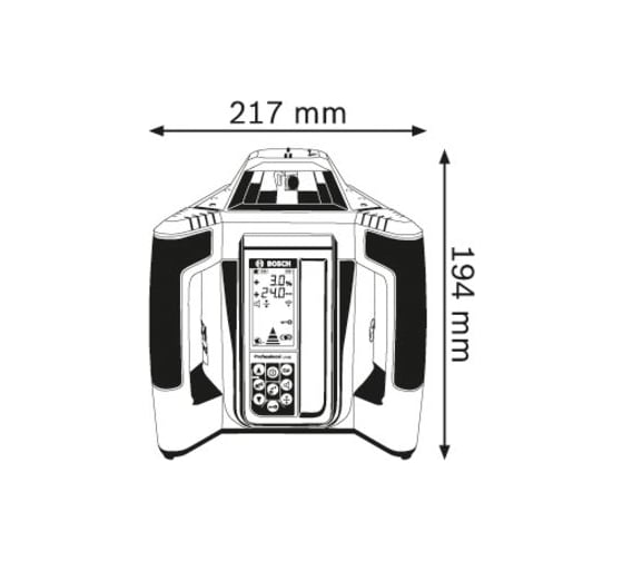 Ротационный лазерный нивелир Bosch GRL 500 HV Professional + LR 50 0.601.061.B00