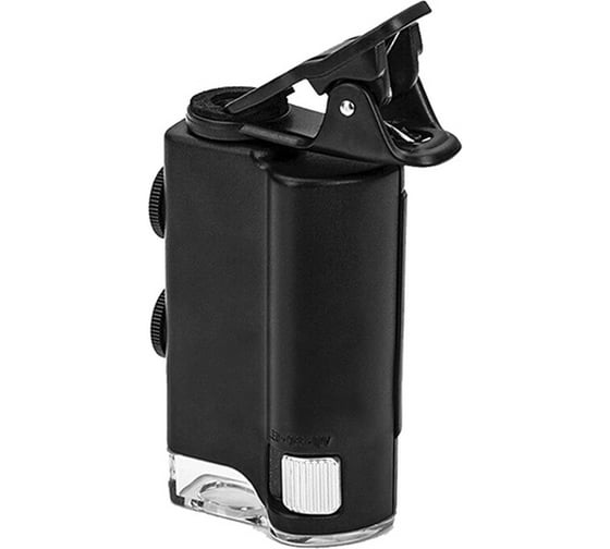 Микроскоп для телефонов Pro Legend 60-100х мини с подсветкой и ультрафиолетом PL4446