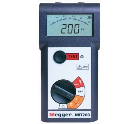 Измеритель параметров изоляции и проводимости Megger MIT200 MIT200-EN 1