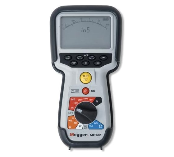 Тестер изоляции для промышленности и телекоммуникаций Megger MIT481 MIT481-EN 1